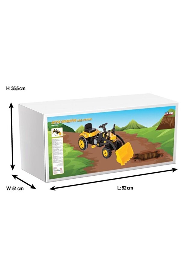 Active Kepçeli Traktör Pedallı Kepçe - 4