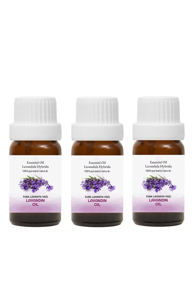 PROCLIS Turkish Lavender Oil - 100% Natural Herbal Essential, Lavandin Oil Set of 3 3x10 ml