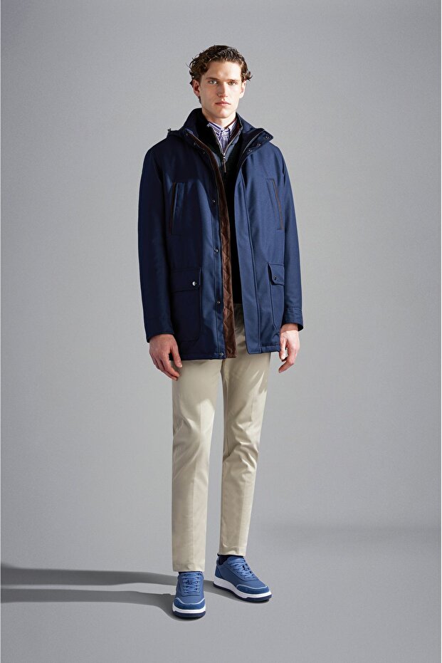 MEN'S ZIPPED PULLOVER C.W. WOOL - 5