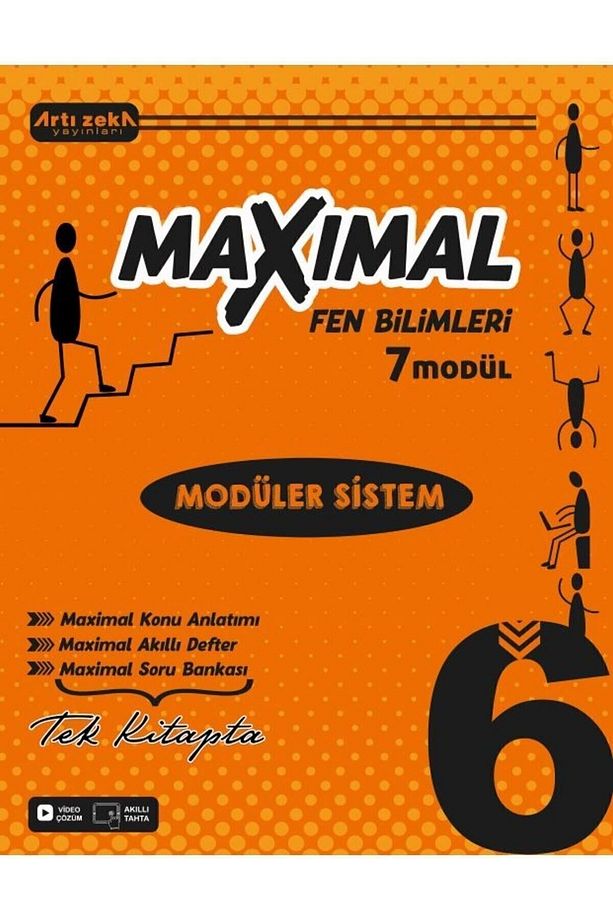2024 Baskı Artı Zeka 6. Sınıf Maxımal Fen Bilimleri Modüler Sistem Seti (7 MODÜL) - 1