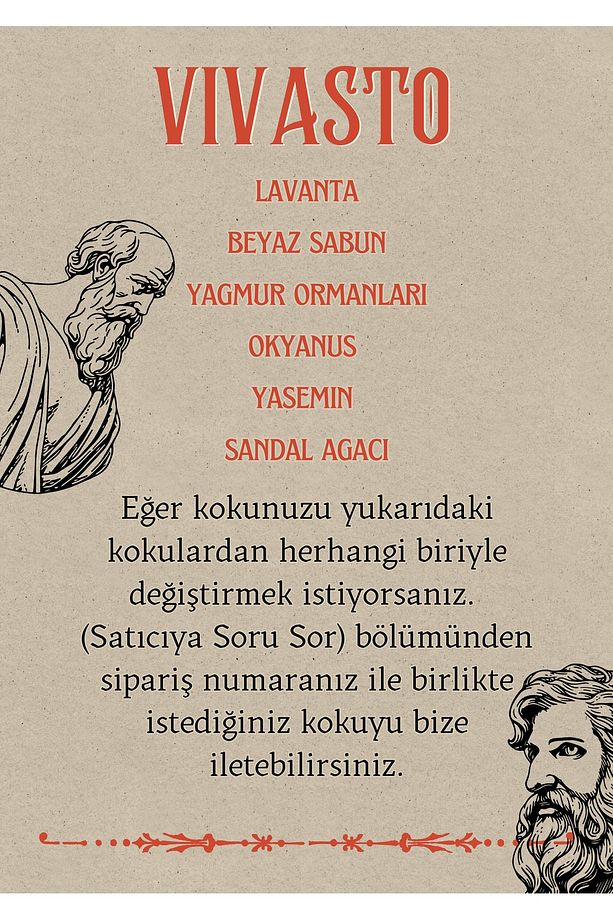 Vivasto‘ Büyük Alexandros’ Biblo  Eskitme Bambu Çubuklu Oda Kokusu 50ml Sandal Ağacı - 8