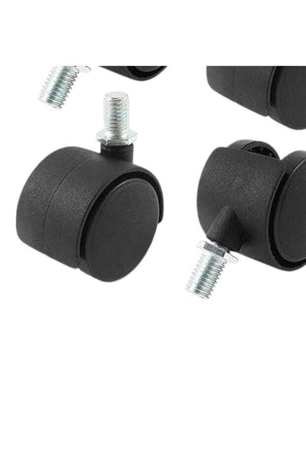 2 Pieces Swivel Non-Brake Furniture Table Chair Caster
