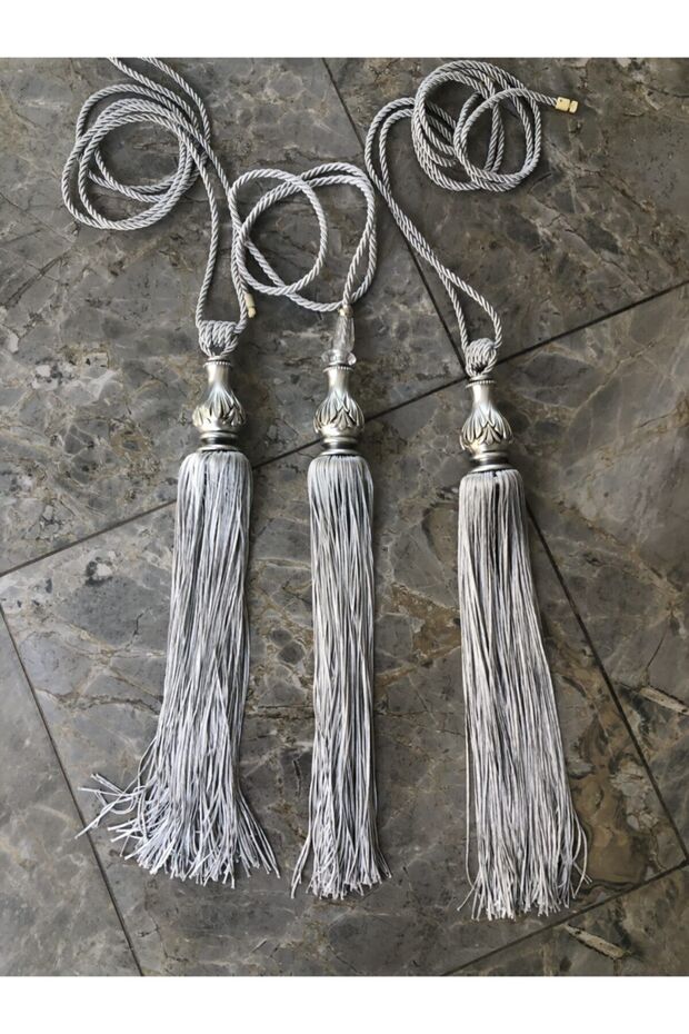 Gray Color Polyester Ceiling Collection Braçol Pendant Lamp Set