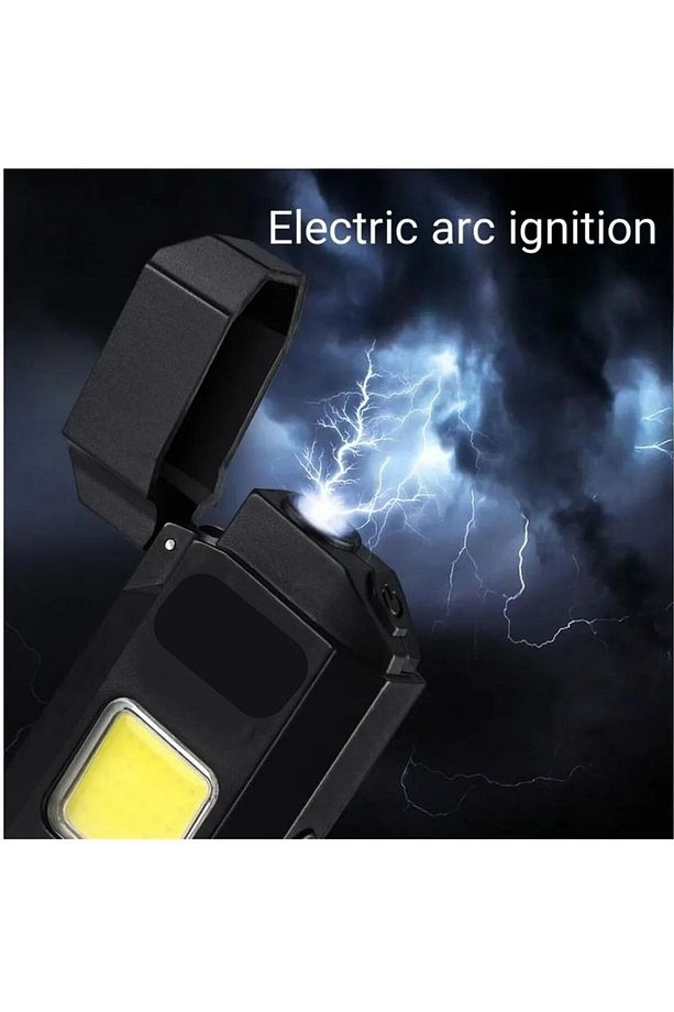 Elektronik Çakmak + Led El Feneri - 2