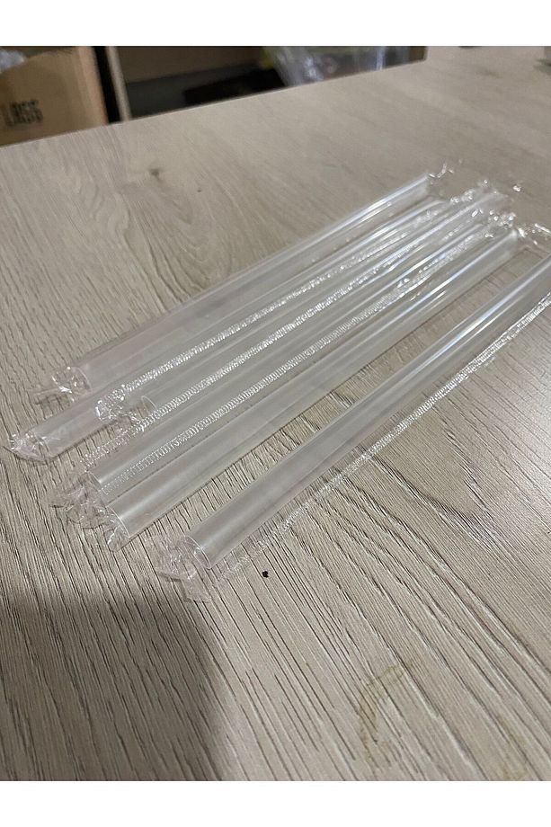 Bubble Tea Pipet 100lü 22 Cm Kalın Pipet - 1