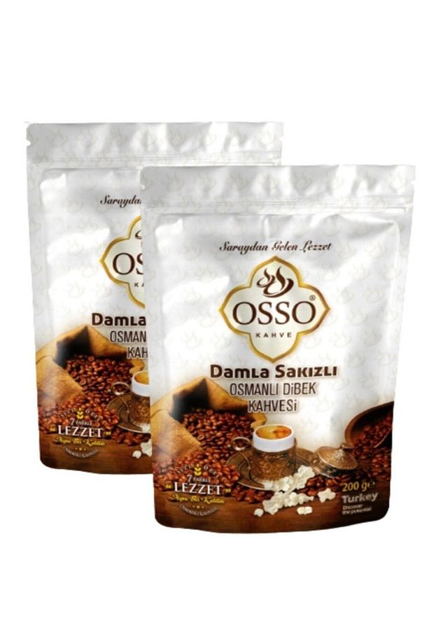 Osso Damla Sakızlı Dibek Kahvesi 200 gr X 2 Adet - 1