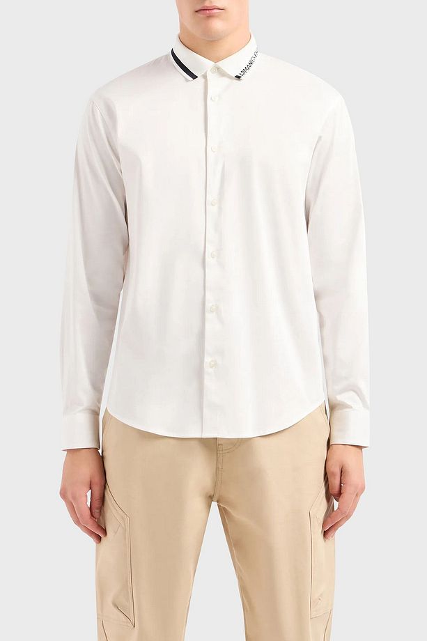 Pamuklu Regular Fit Poplin Gömlek Erkek GÖMLEK 3DZCL6 ZN10Z 1116 - 1