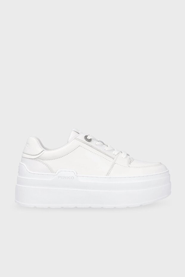 Pinko Platform Leather Sneakers SHOES SS0007 P017 Z1B