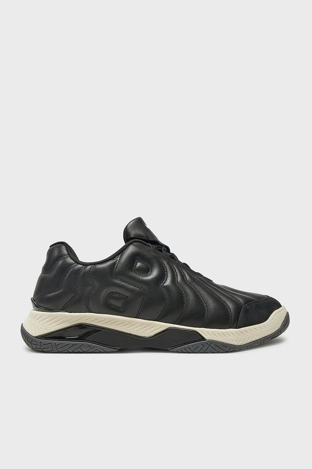 Hakiki Deri Logolu Sneaker Ayakkabı Erkek AYAKKABI 50523190 001 - 1