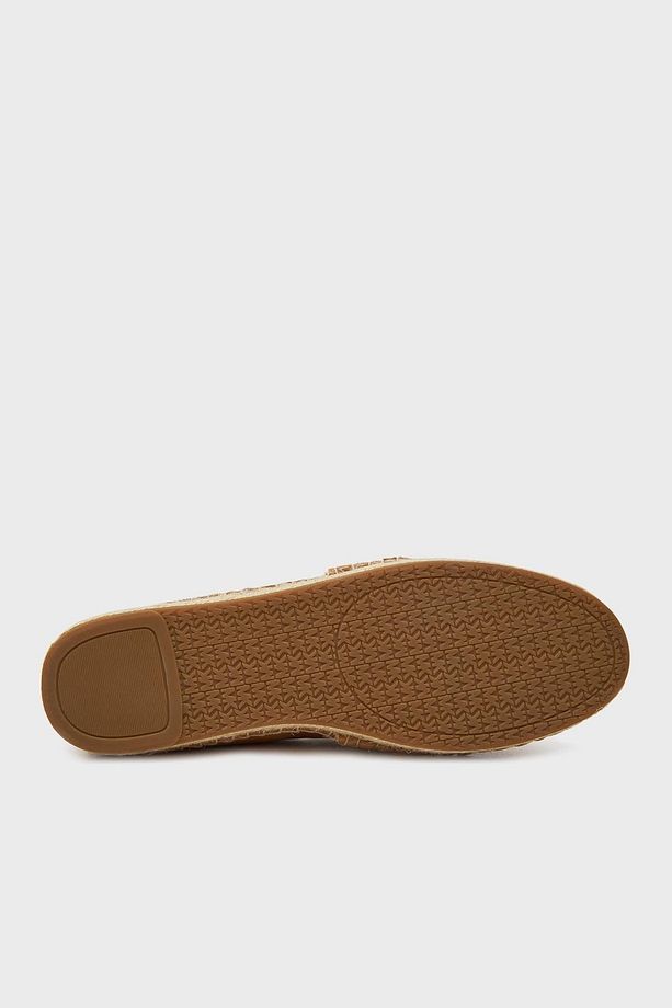 Logolu Hasır Detaylı Espadril Ayakkabı 40S4EBFP2D174  AYAKKABI 40S4EBFP2D 174 - 4