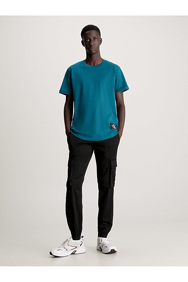 Erkek Skinny Washed Cargo Pantolon - 3