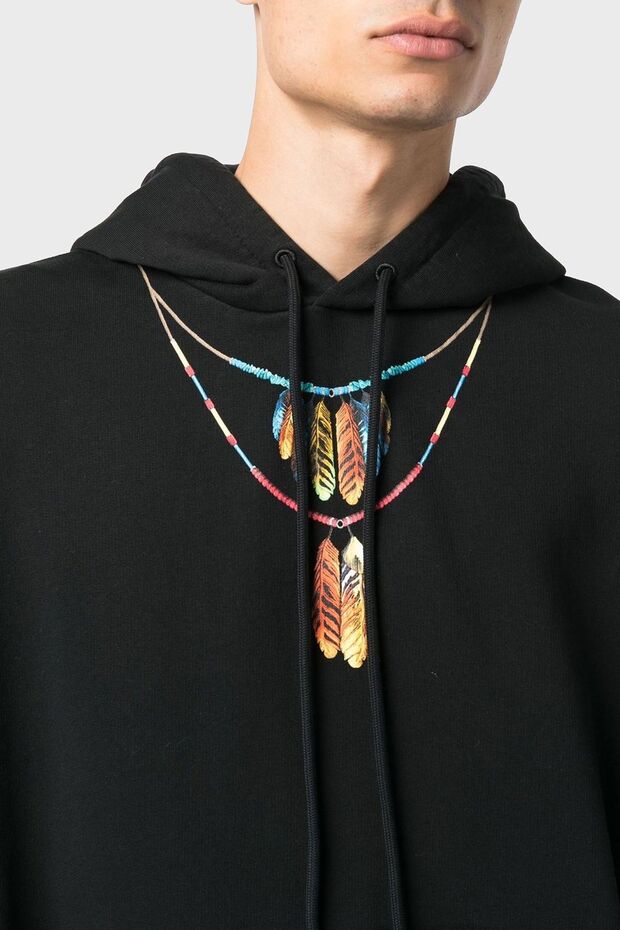 Pamuklu Oversize Kapüşonlu Sweat Erkek SWEAT CMBB040C99FLE0021025 - 4