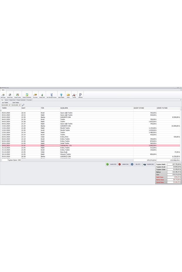 Online Cari Takip Programı - 2