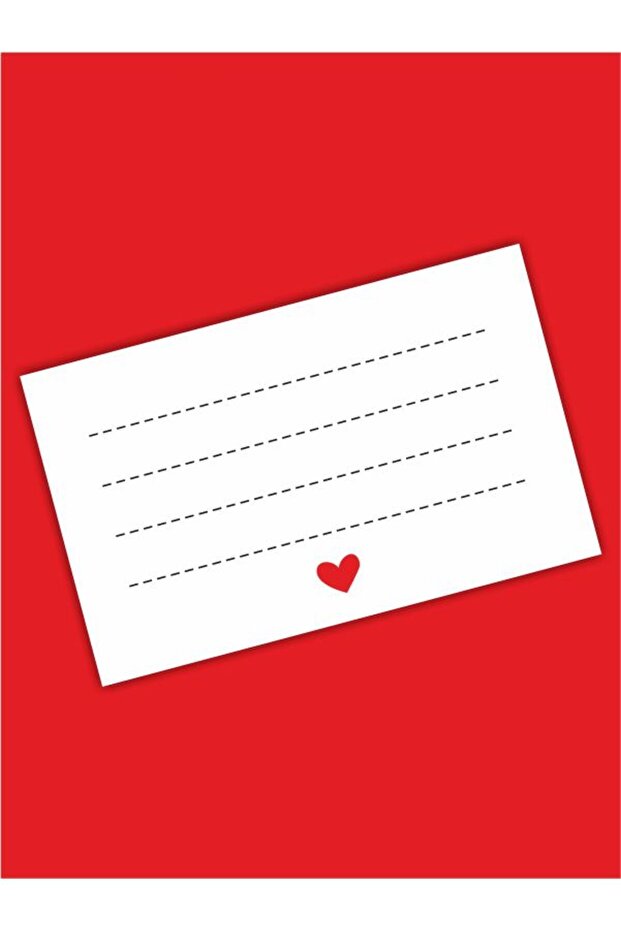 50 Adet - Not Kartı - Not Kağıdı - 8x5 Cm - 3