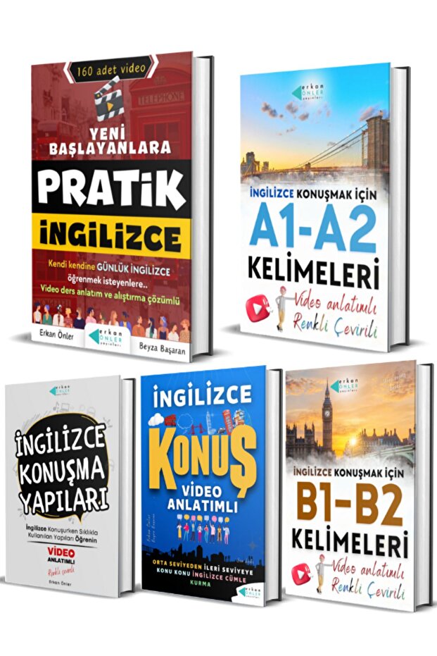 Our 5-Book Very Fast English Set (5 Books Video Courses)