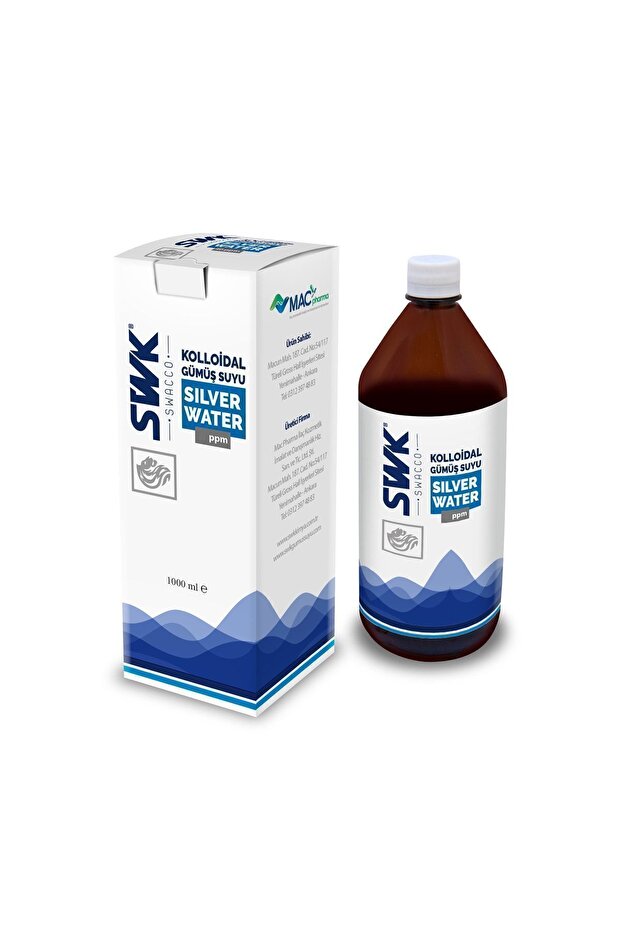 Kolloidal Gümüş Suyu 100 PPM – 1000 ml | Katkısız, Renksiz ve Tatsız - 2