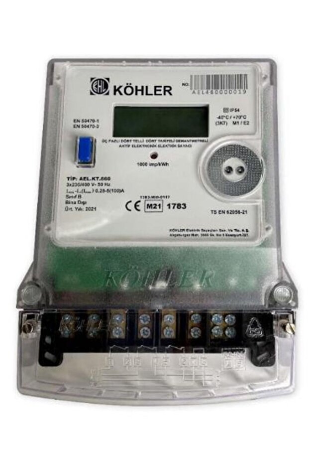 KÖHLER TRİFAZE SAYAÇ - 3