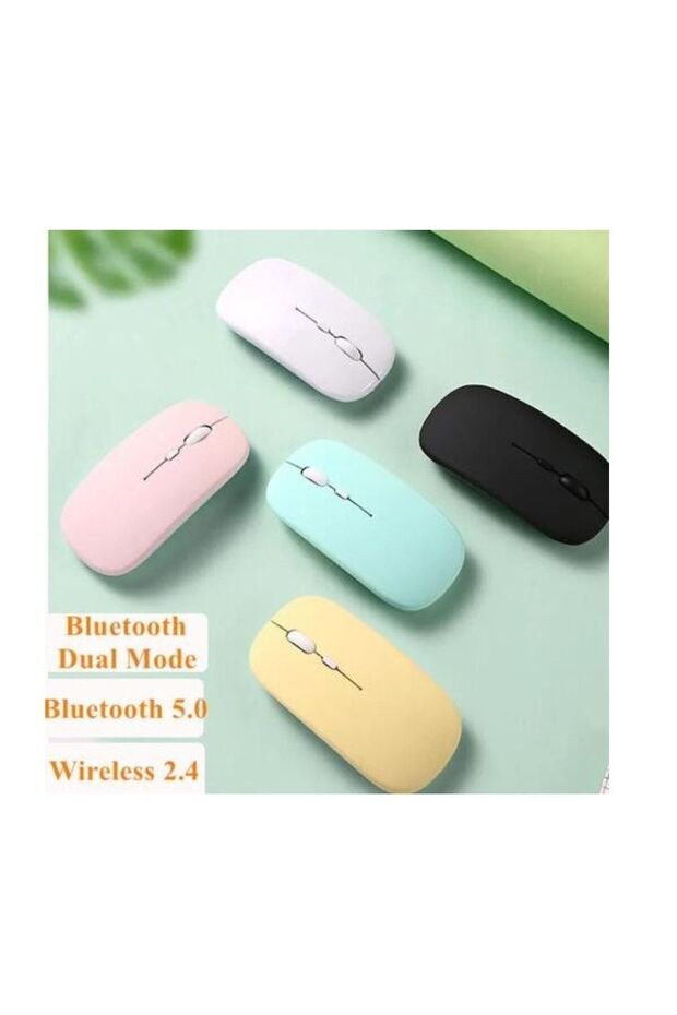 Ipad Mini 2 A1489 A1490 A1491 Uyumlu Kablosuz Bluetooth Klavye Mouse Set - 4