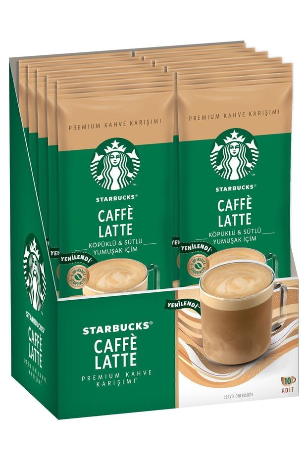 Caffè Latte Premium Kahve Karışımı 4 x 10'lu Paket (10x18g) - 2