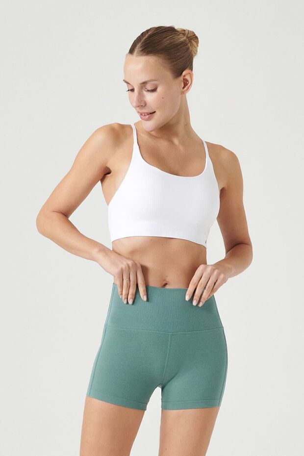 حمالة صدر بحزام رفيع قابل للتعديل باللون الأبيض من باين - 1