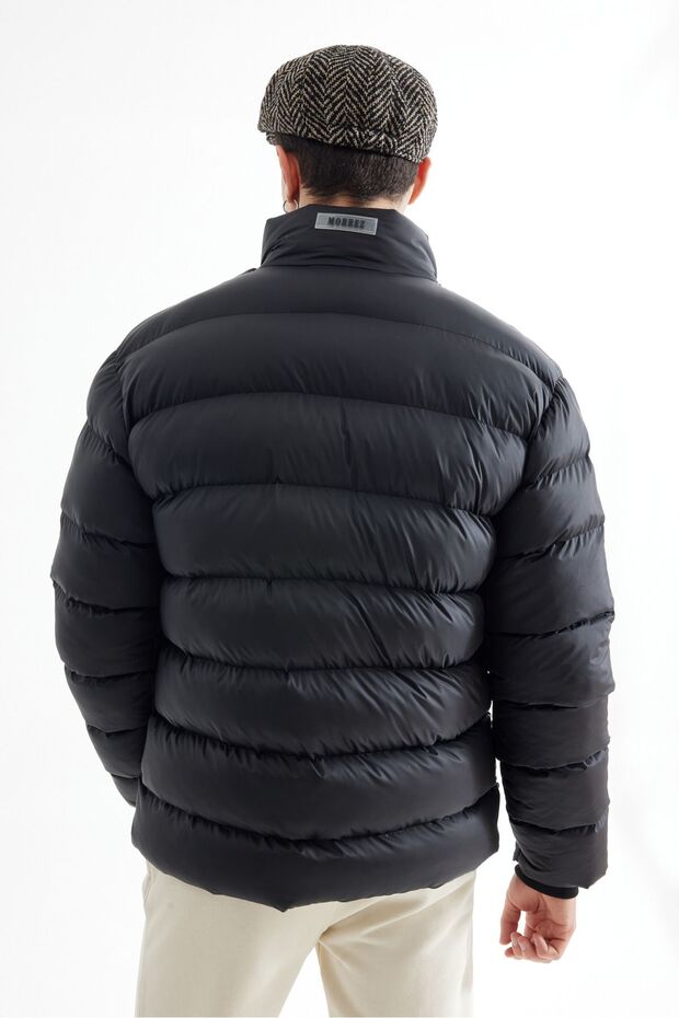 Siyah Şişme Mont - 6