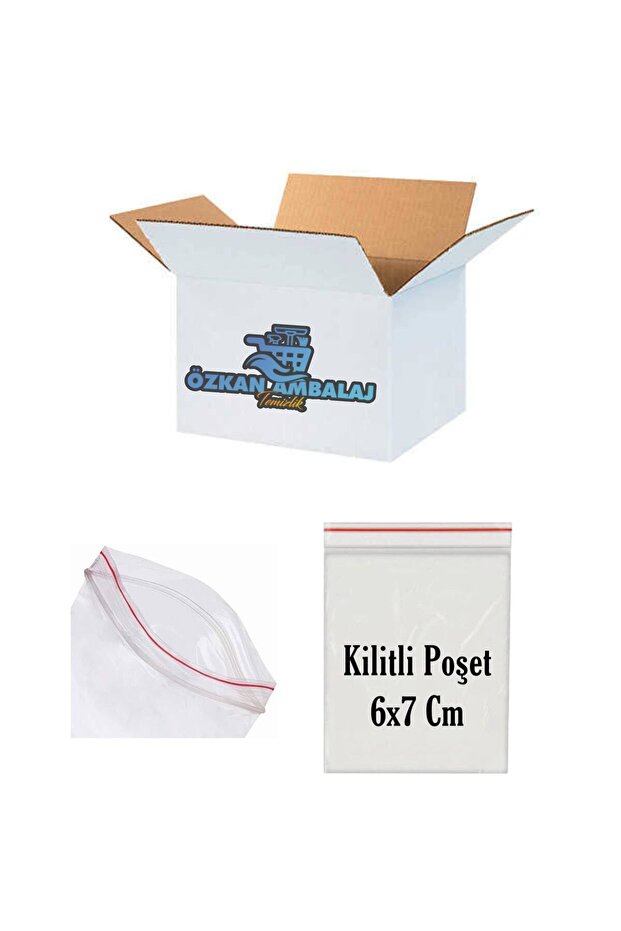 Lockable Snack Henna Refrigerator Bag 6x7 Cm 1 Box 2000 Pieces