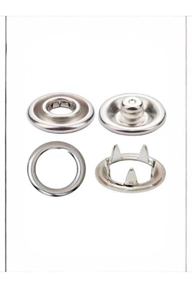 Klikıt, Çıt Çıt, 9,5 Mm "gömlek Ve Bebe Çıtçıtı - 100 lü set - 4