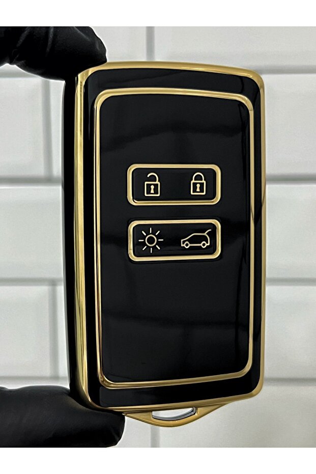 Dacia Duster Sandero III Sandero Nano Key Case with Stepway Card Black