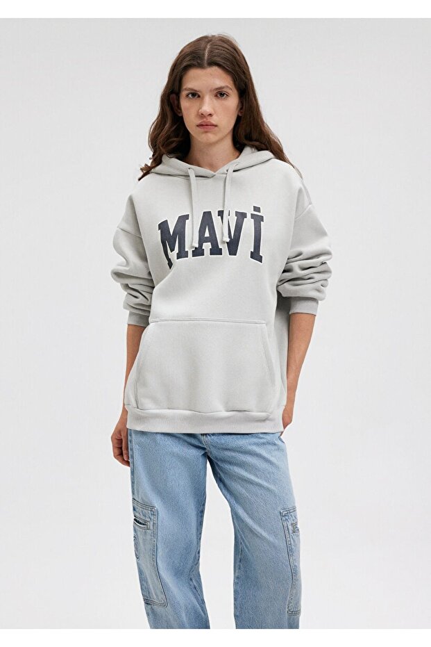 Kapüşonlu Sweatshirt - 5