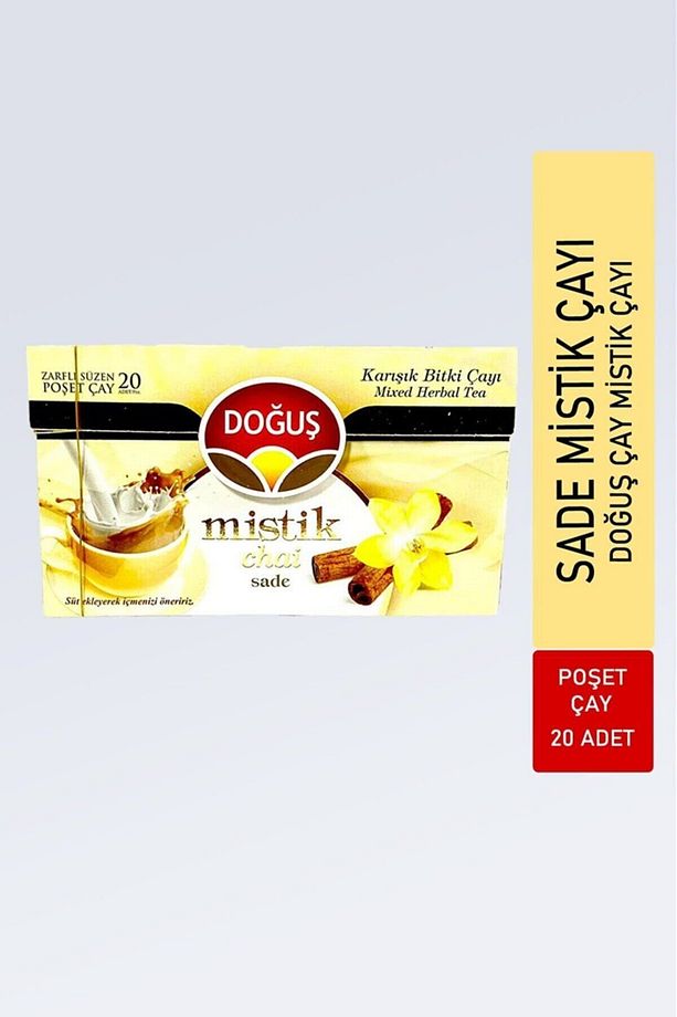 Mistik Chai Sade Bitki Süzen Poşet Çay 20'li (x2 Adet) - 2