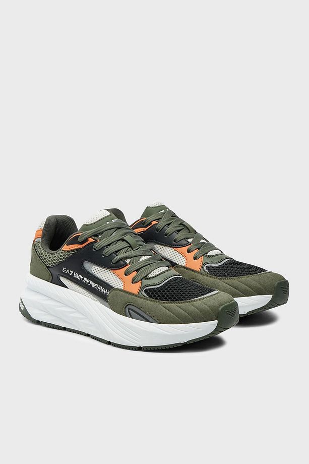 Logolu Kalın Tabanlı Sneaker Ayakkabı Unisex AYAKKABI X8X178 XK382 U035 - 2