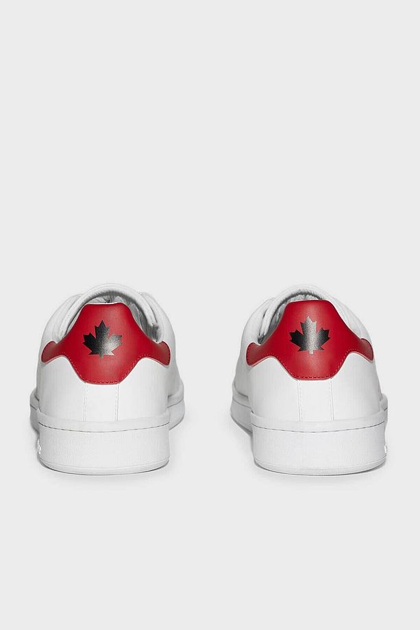 Logolu Hakiki Deri Sneaker Ayakkabı Erkek AYAKKABI SNM017501 502228 M244 - 5