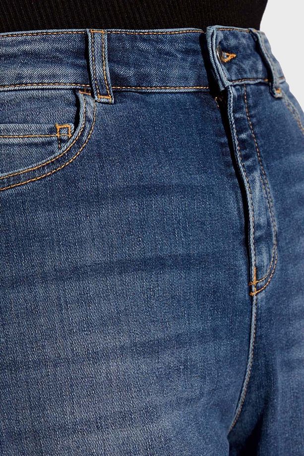 J1C Yüksek Bel Regular Fit Geniş Paça Jeans  KOT PANTOLON 3D2J1C 2DY4Z 0942 - 4