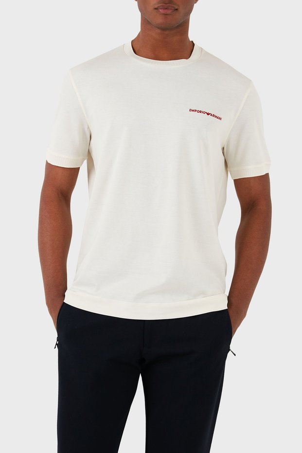 Cotton Regular Fit Crew Neck T-Shirt Men's T-SHIRT 3D1TN3 1JOCZ 0165