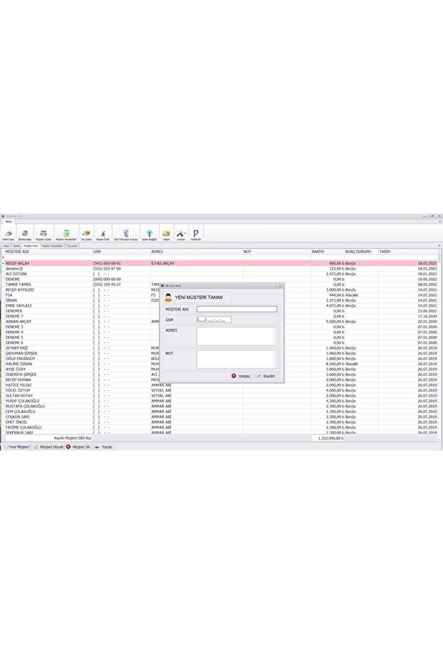 Online Cari Takip Programı - 4