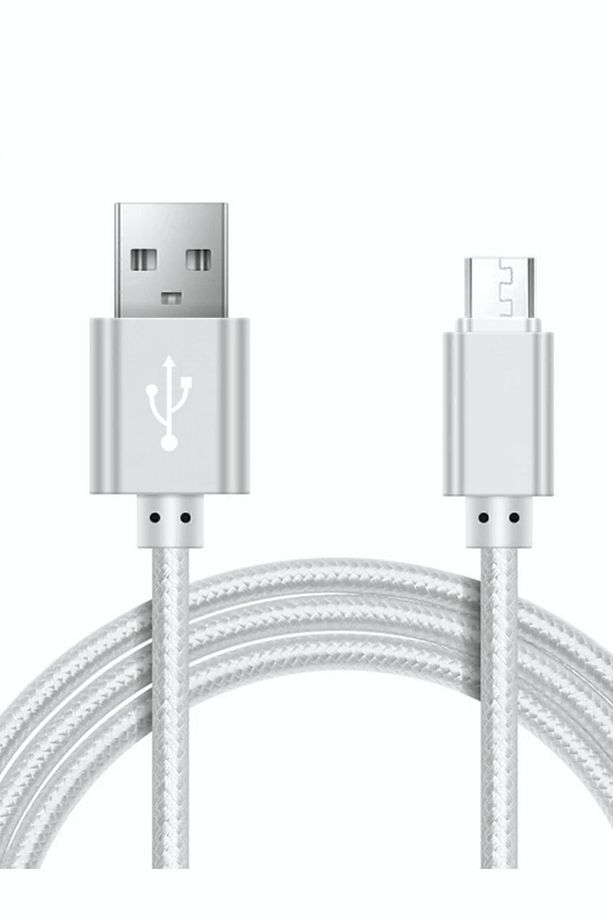 Çelik Micro Usb Şarj Ve Data Kablosu - 1