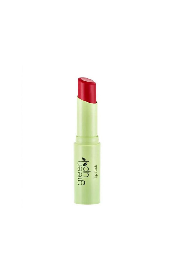 Green Up Yüksek Pigmentli & Yarı Mat Bitişli Vegan Ruj - 005 RED PEPPER - 2