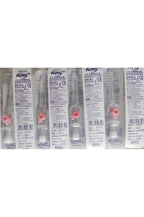 Piercing Delim Iğnesi Branül Intraket PEMBE 20G - 100 Adet - 2