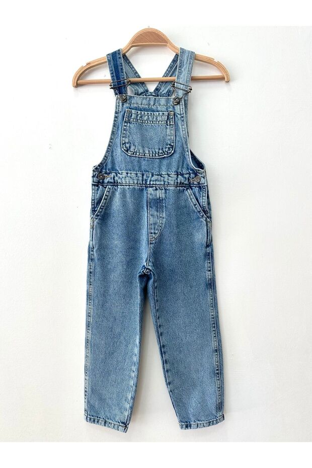 CHILDREN'S DENIM SALOPET