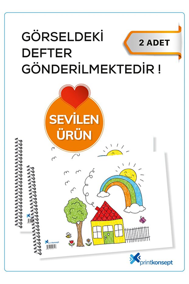 2-Piece Picture Book Spiral Cardboard Cover 23x33 Cm 15 Sheets Picture Book Large Size