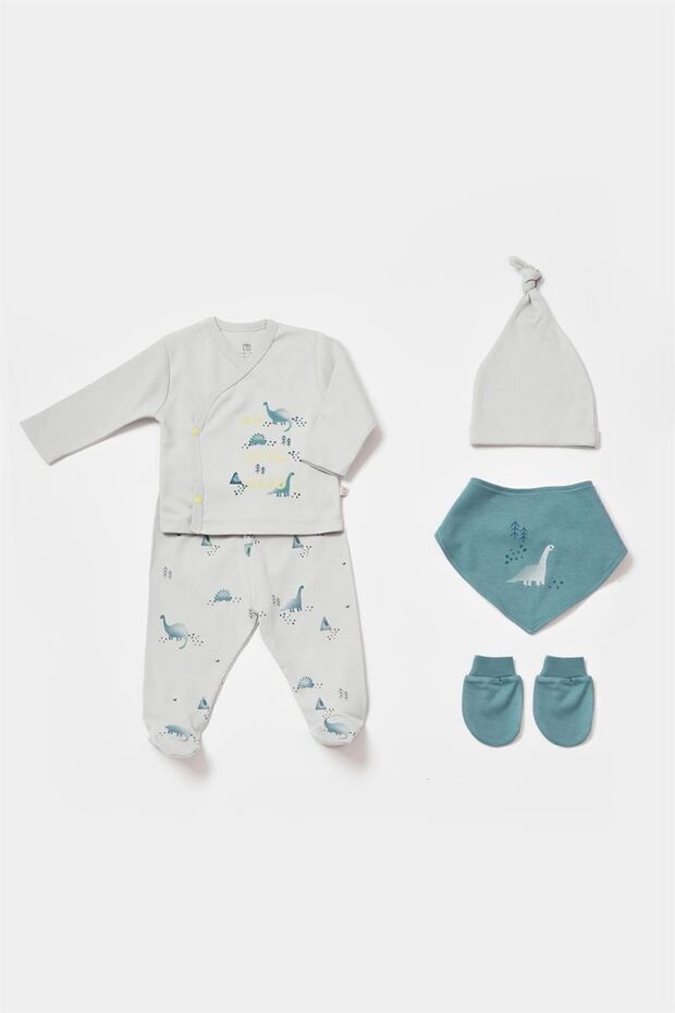 My Little Dinosaur 5-Piece Baby Hospital Exit Set 62320 Gray-Oil