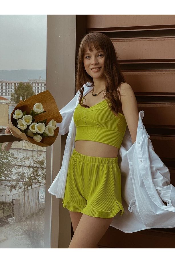 Lime Crop&şort - 2