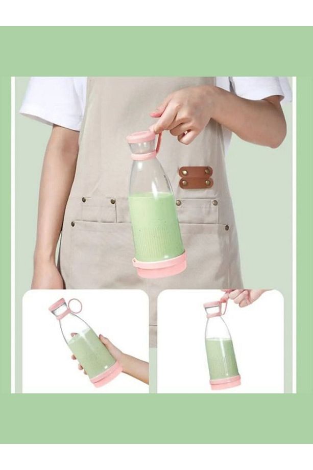 Taşınabilir 420 ml Blender, Smoothie Blender, Şarjlı Mini Blender - 4
