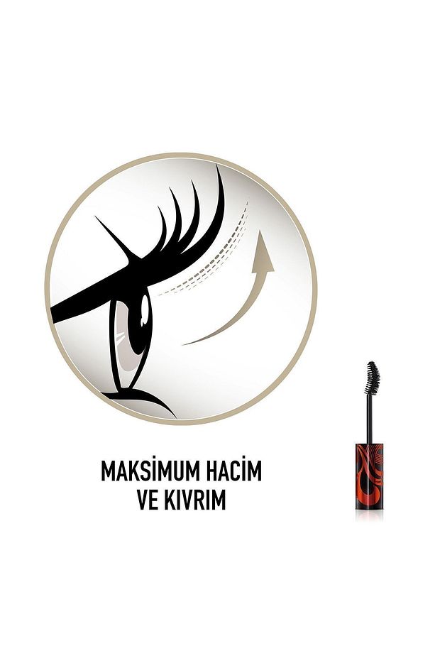 Siyah Maskara - 2000 Calorie Curl Addict Mascara Black 96137512 - 4