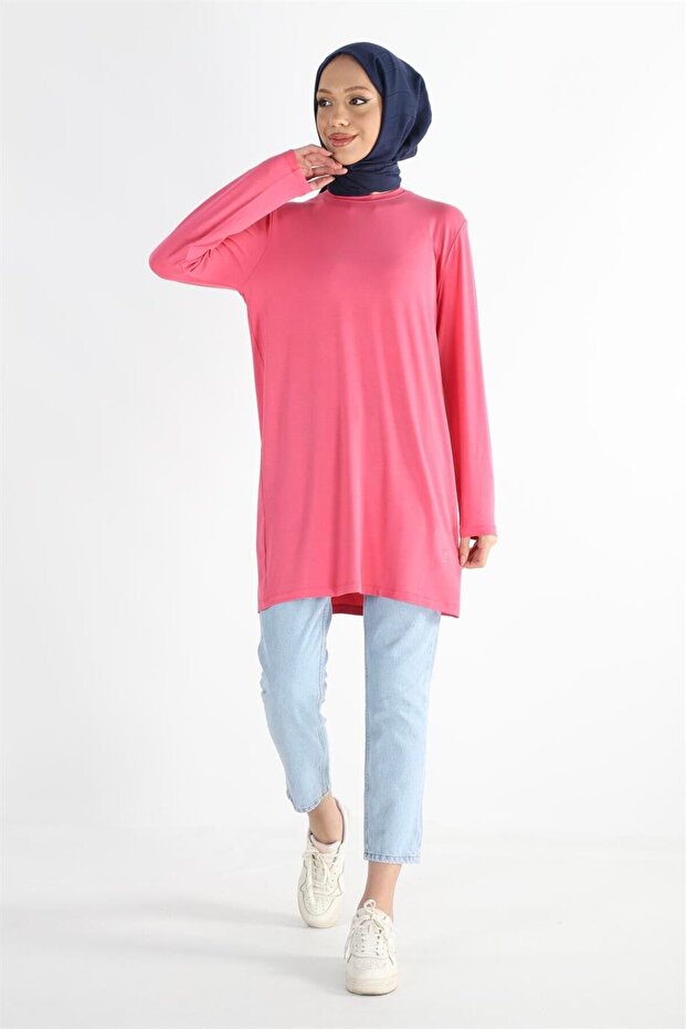 1058_basic Tesettür Tunik - 1