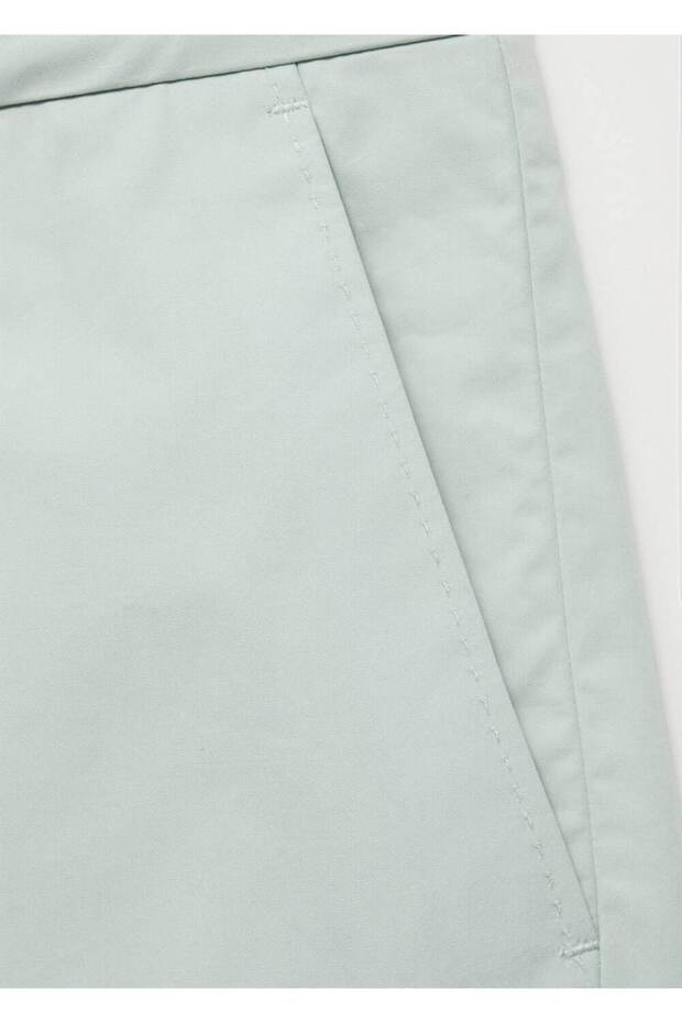 Pensli Rahat Kesim Bermuda Şort - 6