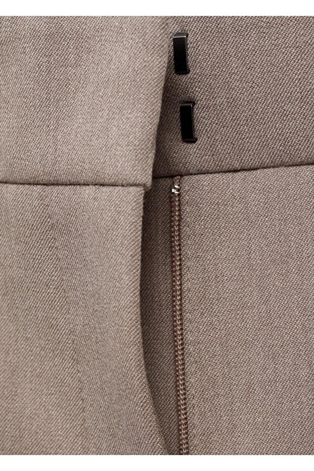 Dökümlü flare pantolon - 5