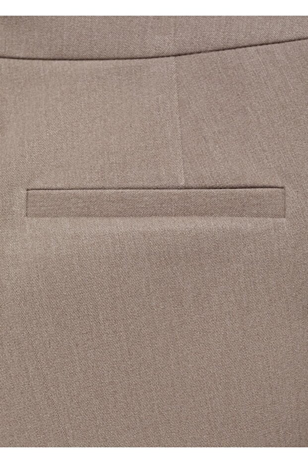 Dökümlü flare pantolon - 6