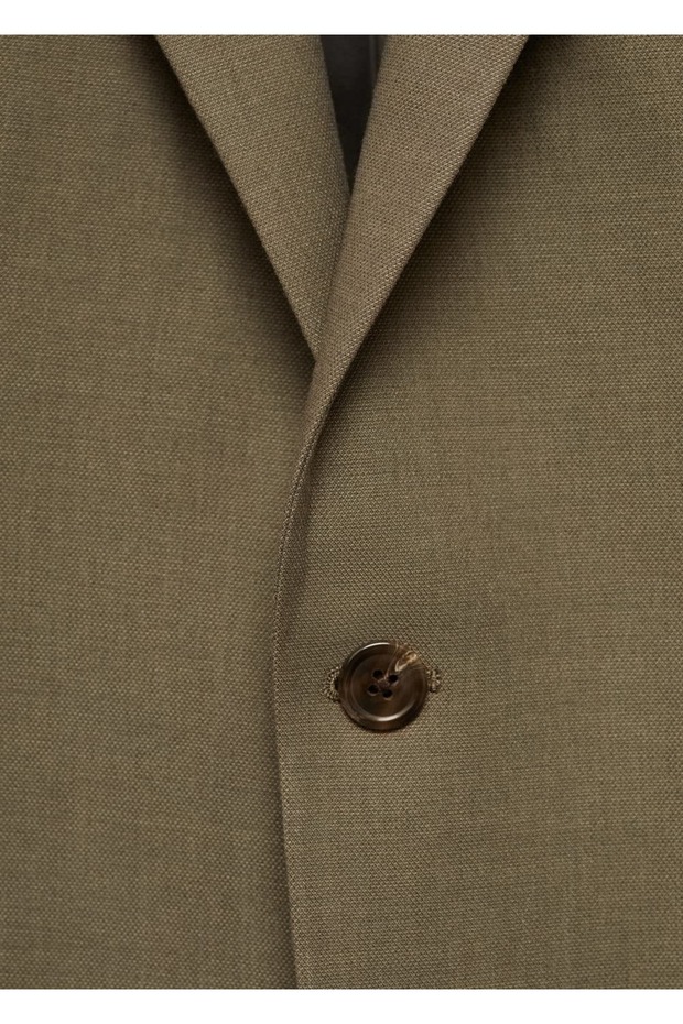Comfort Strech Kumaş Dar Kesim Blazer Ceket - 5