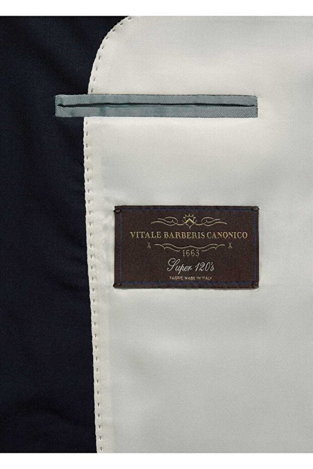 100% Unprocessed Wool Slim-Fit Blazer Jacket - 6